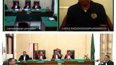 Volume Kerja di SMKN 2 Padangsidimpuan Kurang Dihukum 1,5 Tahun