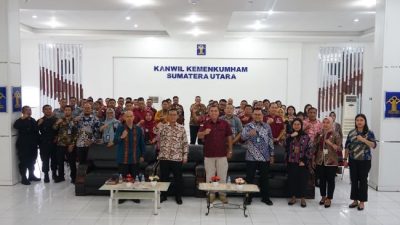 Kanwil Kemenkumham Sumut – Dirjen PAS Gelar Sosialisasi Sistem Kerja  