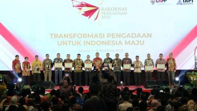 Kemenkumham Raih Penghargaan Terbaik I ITKP di Anugerah Pengadaan 2023