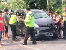 Lakalantas di Jalan Sumber Jati Punom Kabupaten Grobokan