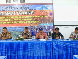 BPBD Samosir Sosialisasi KIE Rawan Bencana Se-Kecamatan Pangururan 