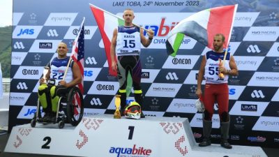 Kasza Gyorgy dari Hungaria Juara Aquabike World Championship
