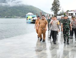 Kapoldasu dan Bupati Samosir Cek Pengamanan Aquabike