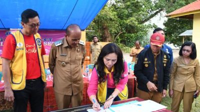 Pompa Solar Panel di Desa Sigaol Simbolon Diresmikan