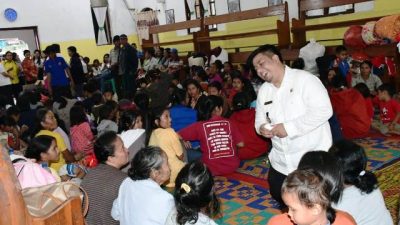 Bupati Pantau Dapur Umum Pengungsi Korban Banjir Bandang