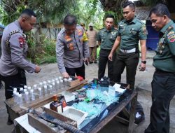 Barak Narkoba Dusun Tanjung Pamah Kutalimbaru Diobrak-abrik