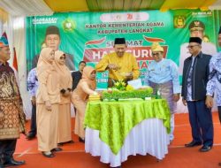 Syah Afandin Silaturahmi di Jajaran Kemenag Langkat
