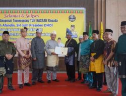  Syah Afandin Dianugerahi Temenggong Tun Hassan