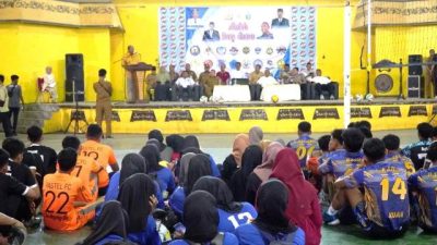 Syah Afandin Buka Turnamen Voly  