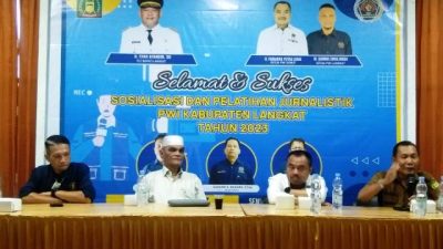 Diskominfo & PWI Langkat Kerjasama Pelatihan Jurnalistik