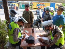 Sat Lantas Polres Langkat Laksanakan Razia Pajak Kenderaan Bermotor