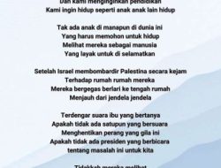 Suara Hati Anak Palestina