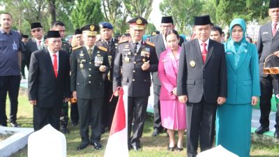 Kakanwil Kemenkumham Sumut Hadiri Upacara dan Ziarah di TMP Bukit Barisan