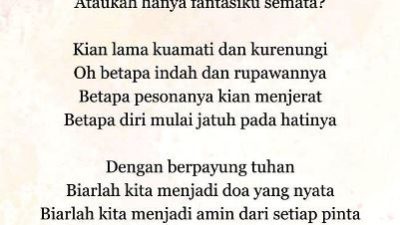 Yang aku aminkan