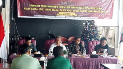 KPU Toba : Kampanye Dapat Dilakukan di Ruang Tertutup Dan Terbuka