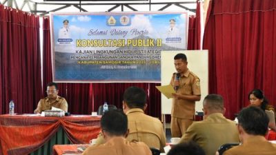 Pemkab Samosir Gelar Uji Publik KLHS RPJPD Tahap II