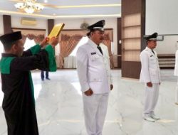 Tiga Kepala Desa Pengganti Antarwaktu Dilantik