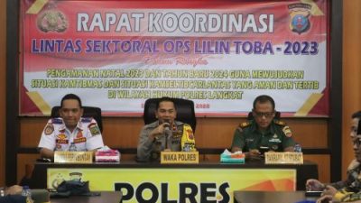 Rapat Kordinasi Lintas Sektoral Ops Lilin Toba – 2023 