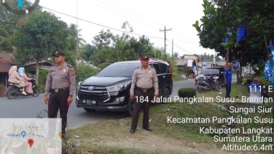 Polres Langkat Amankan Kampanye Pemilu 2024