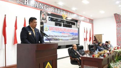 DPRD Samosir Gelar Rapat Paripurna Peringati Hari Jadi ke-20 