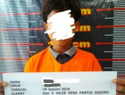 Pelaku Cabul Ditangkap Sat Reskrim Polres Langkat 