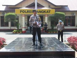 Polres Langkat Apel Pengamanan Kampanye Pemilu 2024 