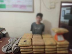 Kapolres Padangsidimpuan Apresiasi  Penyitaan 32 Bal Ganja
