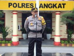 AKBP Faisal Pimpin Apel Pergeseran Pasukan Pengamanan TPS 