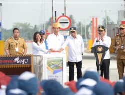 Dua Ruas Tol Diresmikan Presiden Joko Widodo