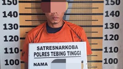 Sat Narkoba Polres Tebing Tinggi Amankan MWH  