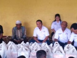 Hikmat dan Syukuran HUT ke-7, Jajaran Pengurus SMSI Deliserdang Suapi Anak Yatim Panti Asuhan Al Washliyah
