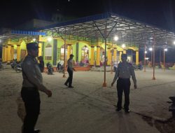 Polres Langkat Amanan Sholat Tarawih Bulan Rahmadhan