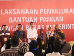 Presiden Jokowi Salurkan Bantuan Pangan Cadangan Beras Pemerintah di Labuhanbatu