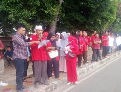 Wartawan Gelar Unras ke Mapolres Labuhanbatu