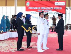 Wirya Alrahman dan Dimposma Sihombing Pj Bupati Deliserdang dan Taput 