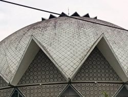 Warna Kubah Mesjid Agung Sergai Kembali Beruba