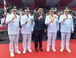 Faisal Hasrimy Ikuti Upacara Hari OTDA XXVIII di Surabaya