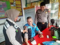 Sie Dokkes Polres Langkat Periksa Kesehatan Personel Ketupat Toba