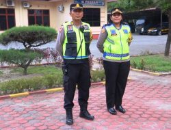 Wakapolres Langkat Pimpin Apel Pengamanan Malam Takbiran 