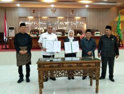 Rapat Paripurna DPRD Sahkan Ranperda tentang LPJ APBD T.A. 2023