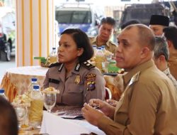 Kabag SDM Polres Langkat Hadiri Penandatanganan MOU