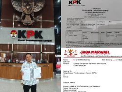 LSM JAGA MARWAH Lapor ke KPK Dugaan 13,5 Ha Lahan Perumahan IKIP Beralih ke PT NIPP Dan ke PT Nusa Land