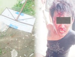 Curi Plang Mesjid Babak Belur Dihajar Massa