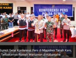 Dua Tersangka Pembakar Rumah Wartawan Dibekuk