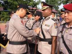 Sertijab Kabag SDM, Kabag Ops, Kasat Narkoba, Kasi Propam dan Kapolsek