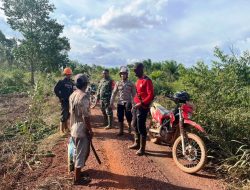Patroli Terpadu Untuk Pencegahan Karhutla di Kecamatan Kendawangan