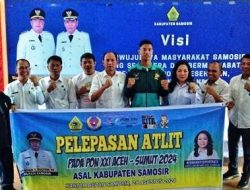 Bupati Samosir Lepas 3 Atlet Berlaga di PON 