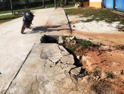 Proyek Pemkab Ketapang Selesai Juli Hancur Agustus