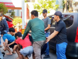 Tim Anti Bandit Reskrim Polsek Simokerto Surabaya Ringkus 6 Begal dan Curanmor