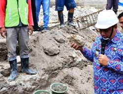 Bupati Samosir Lakukan Peletakan Batu Pertama Pengembangan Puskesmas Buhit